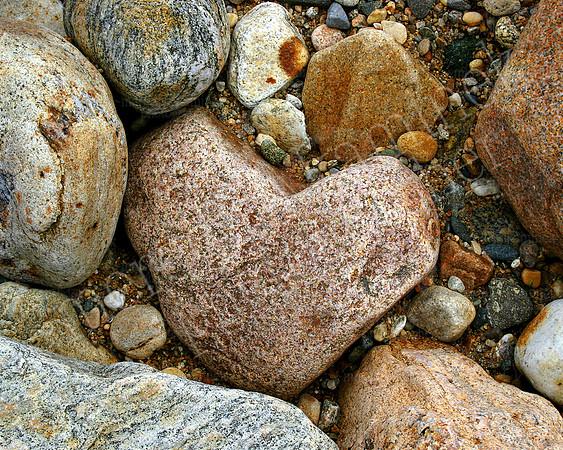 Montauk Heart Rock